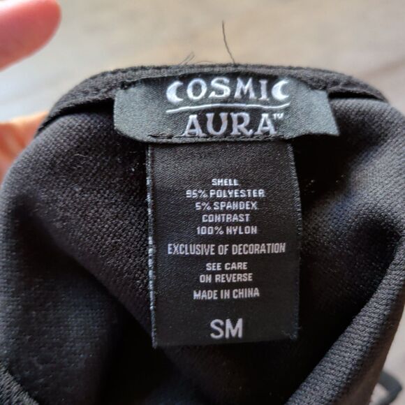 Hot Topic Cosmic Aura Women's Lace Bell-Sleeve Dress Black Sz S/M Gothic - Picture 6 of 6